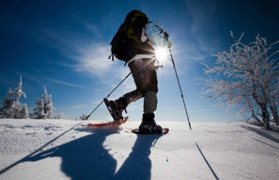 Snowshoeing